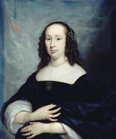 Retrato de una mujer holandesa de Cornelius Janssen van Ceulen